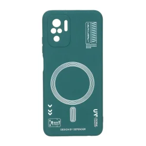 قاب Defender طرح مگ سیف هولوگرامی RT محافظ لنزدار Xiaomi Redmi Note 10 4G / Redmi Note 10S / Poco M5S - سبز