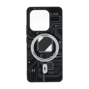 قاب تکنولوژی مات طرح مگ سیف Xiaomi Redmi Note 14 4G - مشکی
