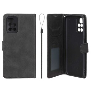 کیف موبایل مگنتی درجه یک داخل خز MNC Plus مدل Xiaomi Redmi 10 / Redmi 10 Prime - مشکی