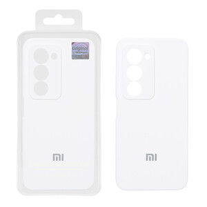 قاب سیلیکونی پاک کنی اورجینال Master Quality مدل Xiaomi Redmi 15 4G - سفید (پک دار)