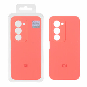 قاب سیلیکونی پاک کنی اورجینال Master Quality مدل Xiaomi Redmi 15 4G - مرجانی (پک دار)
