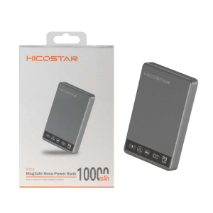 پاوربانک PD و فست شارژ Hicostar 22.5W 10000mAh مدل P203 - نقره ای