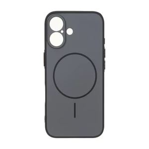 قاب Soft طرح مگ سیف محافظ لنزدار Apple iPhone 16 - خاکستری