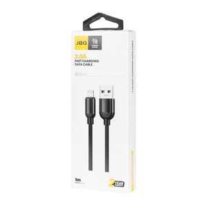 کابل شارژ فست آیفون JBQ مدل CA-610 - مشکی (گارانتی یکساله رصاصی)