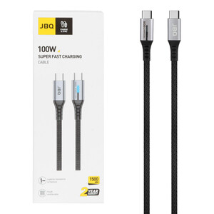 کابل شارژ 1.5 متری PD و فست JBQ Type-C to Type-C مدل CA-1100 - مشکی