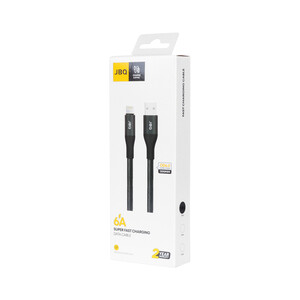 کابل شارژ 1.2 متری فست آیفون JBQ مدل CA-520 - مشکی (گارانتی یکساله رصاصی)