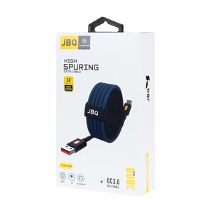 کابل شارژ 3 متری فست JBQ Type-C مدل CA-111 - مشکی (گارانتی یکساله رصاصی)