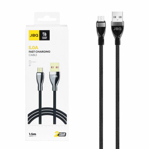 کابل شارژ 1.5 متری فست اندروید JBQ مدل CA-504 - مشکی (گارانتی یکساله رصاصی)