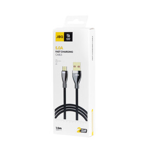 کابل شارژ 1.5 متری فست اندروید JBQ مدل CA-504 - مشکی (گارانتی یکساله رصاصی)