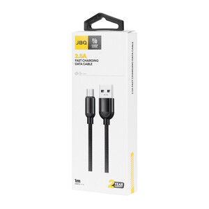 کابل شارژ فست اندروید JBQ مدل CA-610 - مشکی (گارانتی یکساله رصاصی)