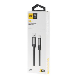 کابل شارژ 1.2 متری فست آیفون JBQ مدل CA-612 - مشکی (گارانتی یکساله رصاصی)