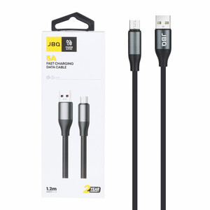 کابل شارژ 1.2 متری فست اندروید JBQ مدل CA-612 - مشکی (گارانتی یکساله رصاصی)