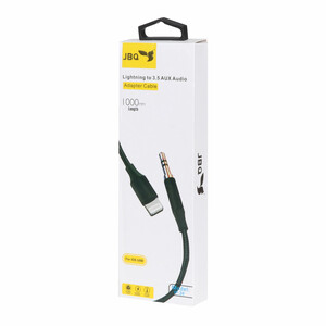 تبدیل JBQ AUX TO Lightning مدل IP-20 - مشکی (گارانتی یکساله رصاصی)