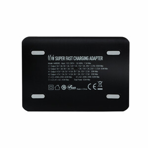 شارژر دیواری 65W فست و PD چهار پورت JBQ مدل A4808Q - مشکی (گارانتی یکساله رصاصی)