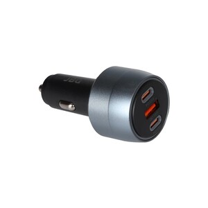 شارژر فندکی PD و فست سه پورت JBQ مدل Cool Flow C82339A 66W به همراه کابل شارژ Type-C To Type-C - مشکی (گارانتی یکساله رصاصی)