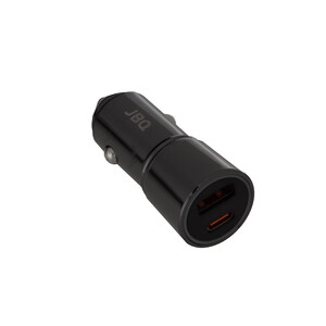 شارژر فندکی PD و فست دو پورت JBQ مدل Metal Shine C756962 به همراه کابل شارژ Type-C To Type-C - مشکی (گارانتی یکساله رصاصی)