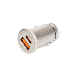شارژر فندکی فست و PD دو پورت JBQ مدل CC-P9 30W - نقره ای (گارانتی یکساله رصاصی)