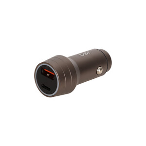 شارژر فندکی PD و فست دو پورت JBQ مدل C458534 48W به همراه کابل شارژ Type-C To Lightning - قهوه ای (گارانتی یکساله رصاصی)