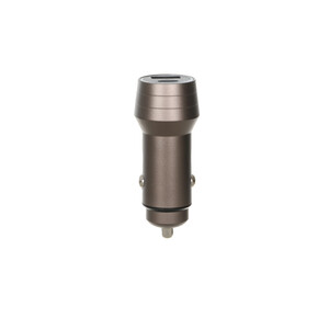 شارژر فندکی PD و فست دو پورت JBQ مدل C458534 48W به همراه کابل شارژ Type-C To Lightning - قهوه ای (گارانتی یکساله رصاصی)