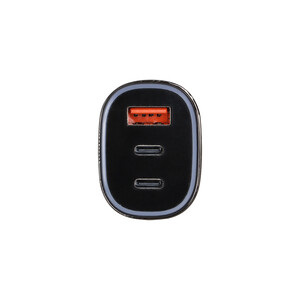 شارژر فندکی PD و فست سه پورت JBQ مدل Road Rider C314942 100W به همراه کابل شارژ Type-C To Type-C - مشکی (گارانتی یکساله رصاصی)