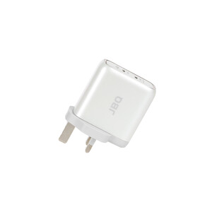 شارژر دیواری فست و PD دو پورت JBQ مدلSmart Chip+ HC-740 40W - سفید (گارانتی یکساله رصاصی)