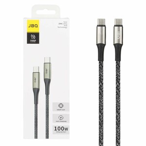 کابل شارژ PD و فست JBQ Type-C To Type-C مدل CA-1021CC 100W - مشکی (گارانتی یکساله رصاصی)