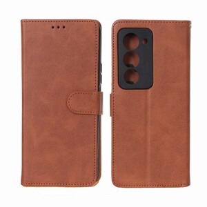 کیف موبایل مگنتی Xiaomi Redmi 15 4G - قهوه ای