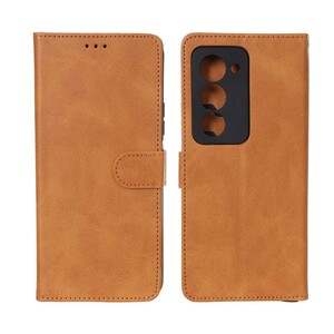 کیف موبایل مگنتی Xiaomi Redmi 15 4G - عسلی