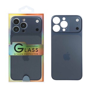 کاور تبدیل پشت گوشی مدل iPhone 15 Pro Max به Apple iPhone 17 Pro Max - آبی (پک دار)