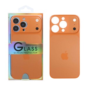 کاور تبدیل پشت گوشی مدل iPhone 14 Pro Max به Apple iPhone 17 Pro Max - نارنجی (پک دار)