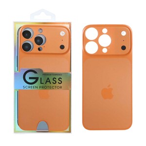 کاور تبدیل پشت گوشی مدل iPhone 16 Pro Max به Apple iPhone 17 Pro Max - نارنجی (پک دار)