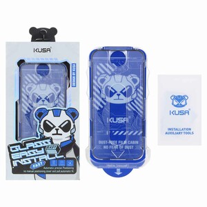 محافظ صفحه نمایش شیشه ای اورجینال Kusa - Magic Glass Box مدل Apple iPhone 17 / iPhone 16 Pro (پک دار)