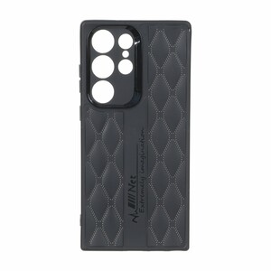 قاب پافر لوزی Imagination دور لنز براق Samsung Galaxy S23 Ultra - مشکی