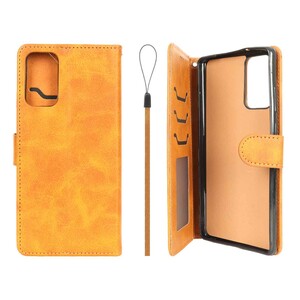 کیف موبایل مگنتی درجه یک داخل خز MNC Plus مدل Samsung Galaxy Note20 - عسلی