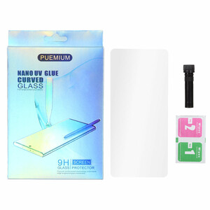محافظ صفحه نمایش شیشه ای UV Puemium مدل Samsung Galaxy Note20 (پک دار)