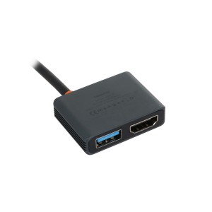هاب 3 پورت USB3.0 - HDMI - Type-C Tranyoo مدل HB5-C - خاکستری