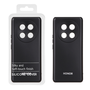 قاب نیو سیلیکون محافظ لنزدار RFF مدل Honor X9c - مشکی (پک دار)