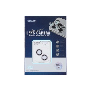 محافظ لنز رینگی اورجینال XMART شابلون دار Apple iPhone 15 / iPhone 15 Plus / iPhone 14 / iPhone 14 Plus - صورتی (پک دار)