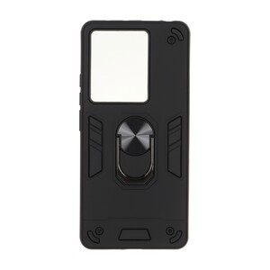 قاب بتمن هولدر لیزری Xiaomi Redmi Note 14S / Note 13 Pro 4G / Poco M6 Pro 4G - مشکی