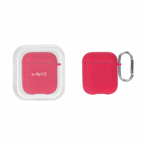 کاور ایرپاد سیلیکونی اورجینال Apple Airpods 1 / 2 - قرمز لاکی