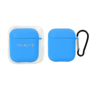 کاور ایرپاد سیلیکونی اورجینال Apple Airpods 1 / 2 - آبی