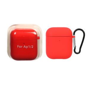 کاور ایرپاد سیلیکونی اورجینال Apple Airpods 1 / 2 - قرمز
