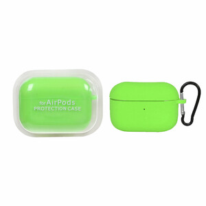 کاور ایرپاد سیلیکونی اورجینال Apple Airpods Pro - فسفری