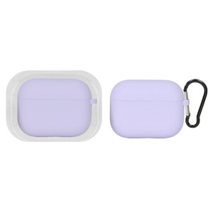 کاور ایرپاد سیلیکونی اورجینال Apple Airpods Pro 3 - یاسی (پک دار)