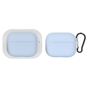 کاور ایرپاد سیلیکونی اورجینال Apple Airpods Pro 3 - آبی روشن (پک دار)