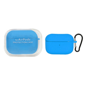 کاور ایرپاد سیلیکونی اورجینال Apple Airpods Pro - آبی