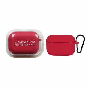 کاور ایرپاد سیلیکونی اورجینال Apple Airpods Pro 2 - قرمزلاکی کد 4