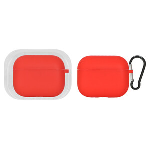 کاور ایرپاد سیلیکونی اورجینال Apple Airpods Pro 3 - قرمز (پک دار)