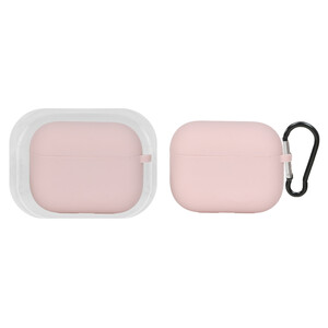 کاور ایرپاد سیلیکونی اورجینال Apple Airpods Pro 3 - صورتی چرک (پک دار)
