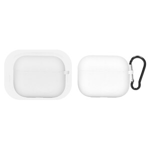 کاور ایرپاد سیلیکونی اورجینال Apple Airpods Pro 3 - سفید (پک دار)